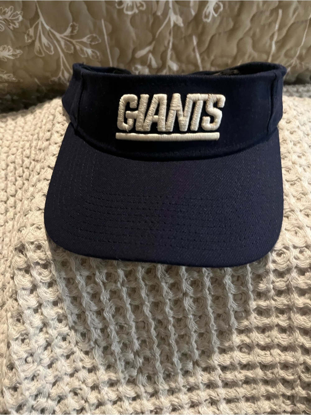 NY GIANTS Navy Visor Cap 499